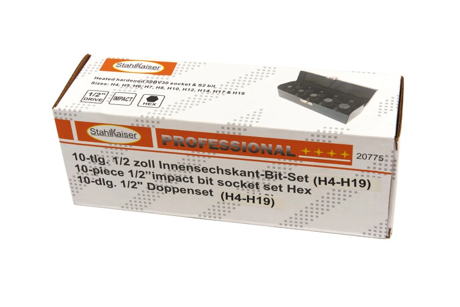 Stahlkaiser 10 Delige ½” Krachtdoppenset H4-H19 6 Stahlkaiser 10 Delige ½” Krachtdoppenset H4-H19 - Afbeelding 4