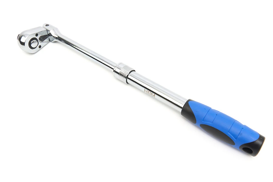 HBM 3 Delige Professionele Uitschuifbare Ratelset Met Kantelbare Koppen 5 HBM 3 Delige Professionele Uitschuifbare Ratelset Met Kantelbare Koppen - Afbeelding 3