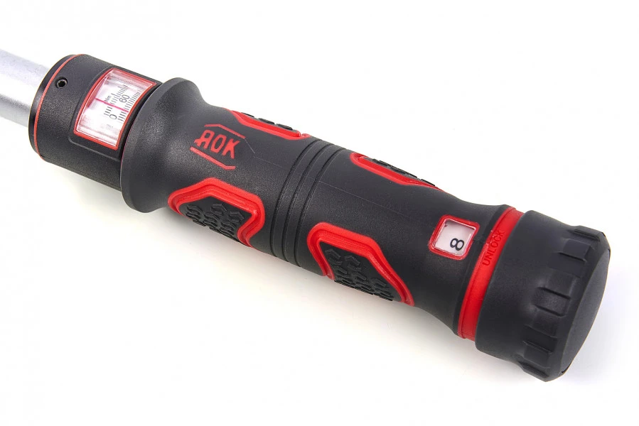 AOK 1/2" Professionele Momentsleutel 40-200 Nm. 120 Tands Met Doordruk Vierkant 4 AOK 1/2" Professionele Momentsleutel 40-200 Nm. 120 Tands Met Doordruk Vierkant - Afbeelding 2
