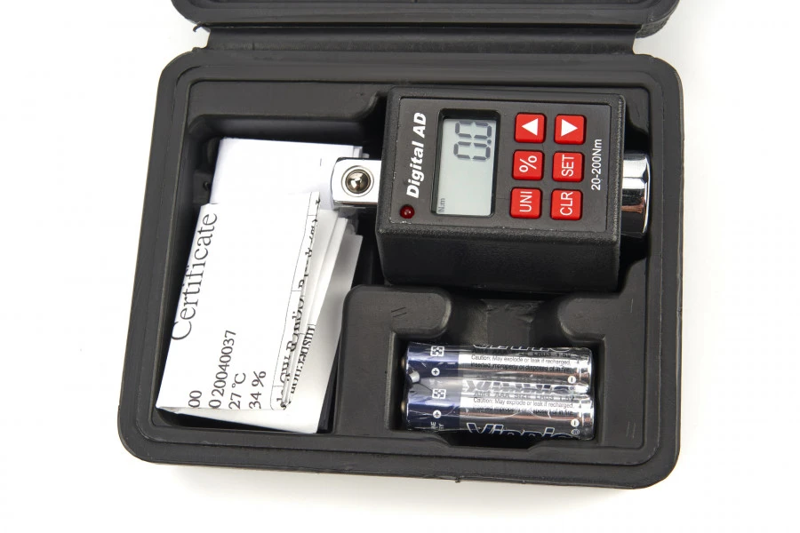 AOK Professionele Digitale Momentmeter Van 20 Tot 200 NM Met 1/2" Opname 12 AOK Professionele Digitale Momentmeter Van 20 Tot 200 NM Met 1/2" Opname - Afbeelding 10