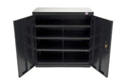 HBM Profi Gereedschapskast 90 X 45 X 90 Cm. Met 3 Planken Zwart -Thuisgereedschap Winkel hbm 329 21.jpg 1200x600 6a95eebc88