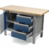 HBM 120 Cm Werkbank Met 3 Laden En 1 Deur