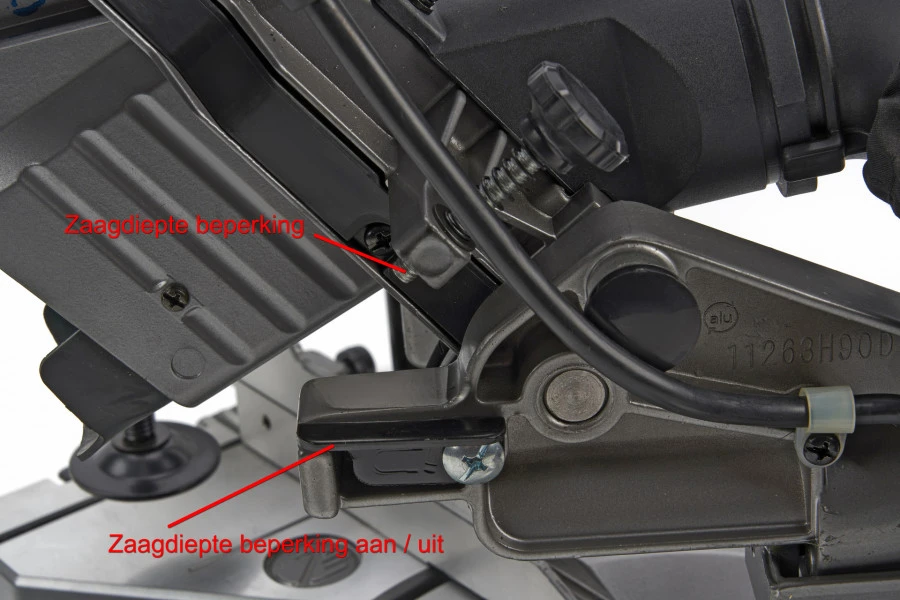 HiKOKI C8FSHG WAZ 1100 Watt Radiaalzaag, Afkortzaag, Trekzaag 16 HiKOKI C8FSHG WAZ 1100 Watt Radiaalzaag, Afkortzaag, Trekzaag - Afbeelding 14