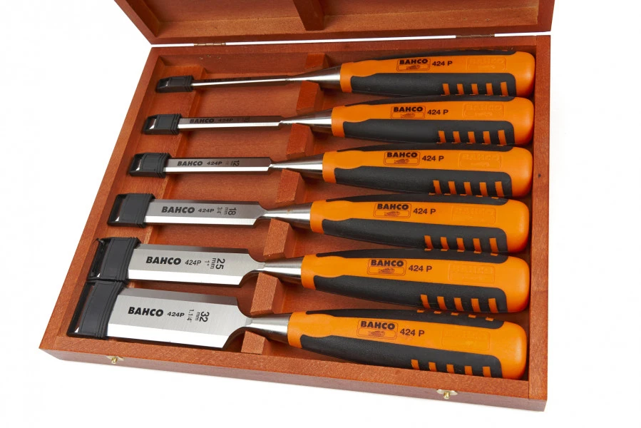 Bahco 424P-S6-EUR 6 Delige Steekbeitelset 3 Bahco 424P-S6-EUR 6 Delige Steekbeitelset