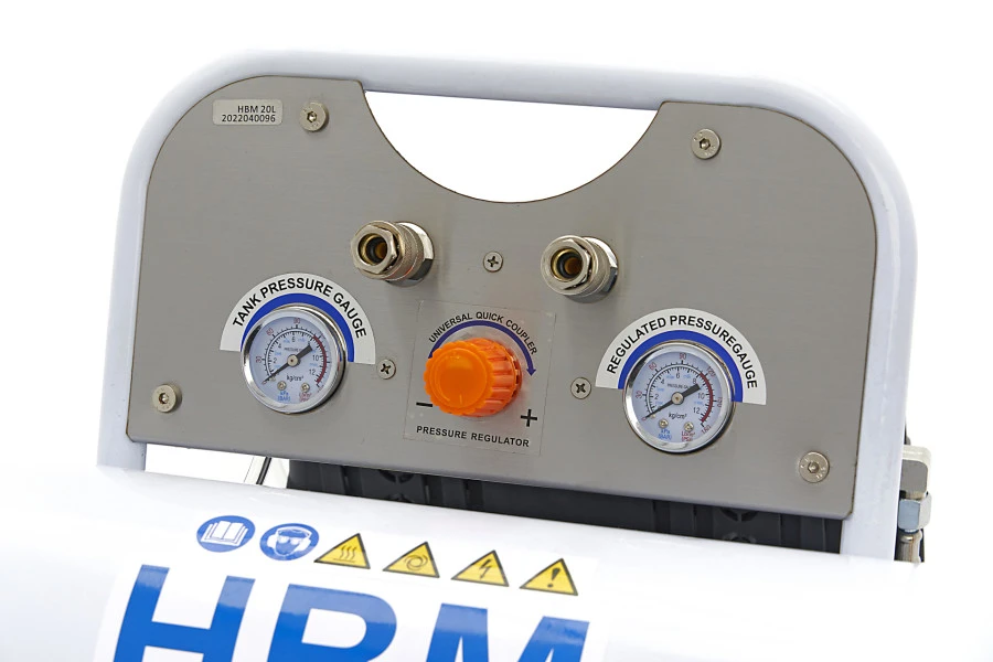 HBM 20 Liter Professionele Low Noise Compressor - Model 2 5 HBM 20 Liter Professionele Low Noise Compressor - Model 2 - Afbeelding 3