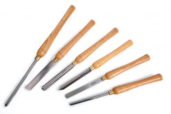 HBM 6 Delige Professionele HSS Houtdraaibeitelset